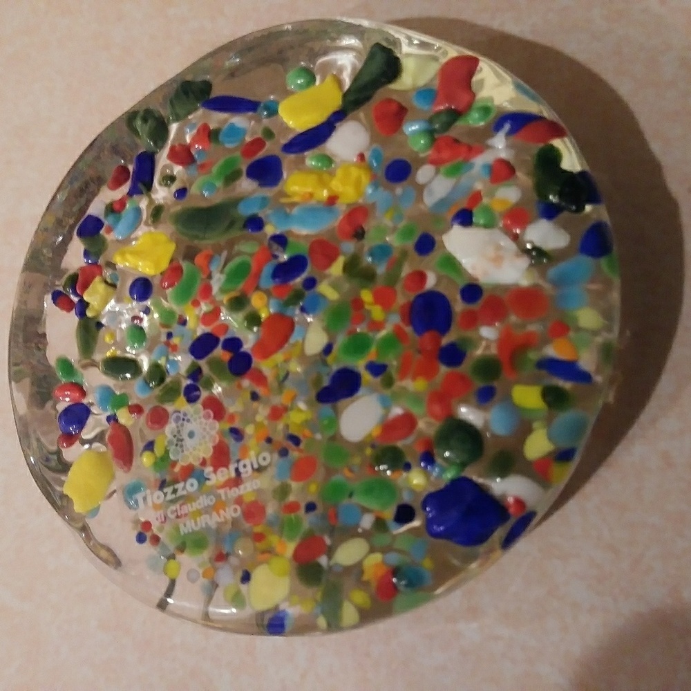 "TIOZZO SERGIO‎ Murano Paperweight